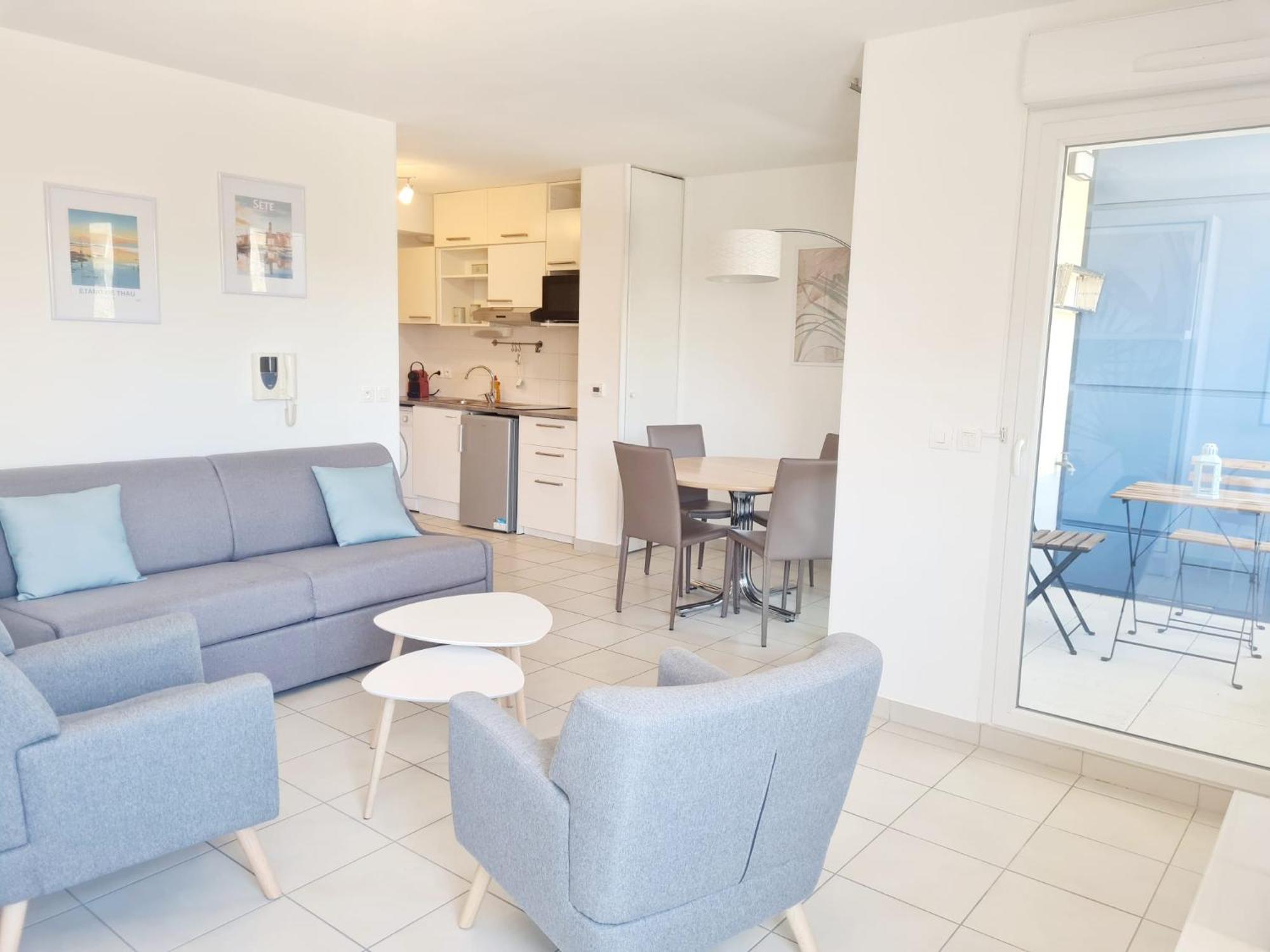 Studio A La Mer Avec Piscine Sete Luaran gambar